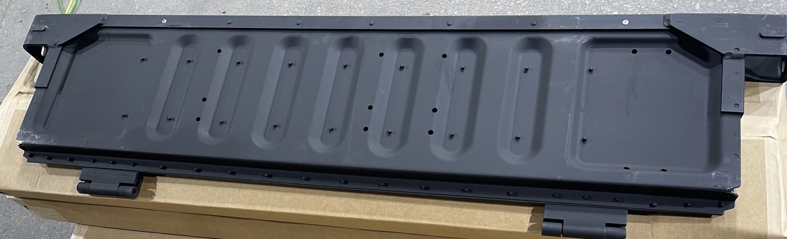 Fabricated steel panel component